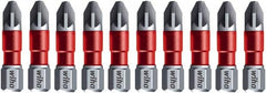 Wiha - PZ.3 Posidriv Screwdriver Bit - 1/4" Drive, 1-9/64" OAL - Americas Industrial Supply