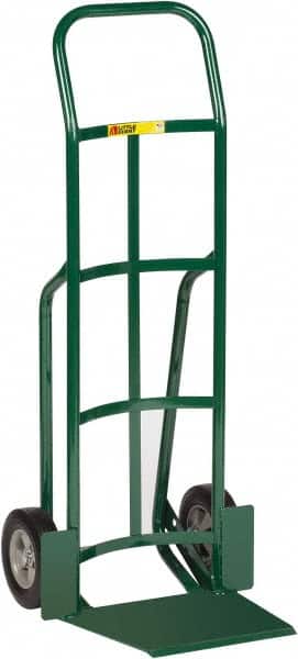 Little Giant - 800 Lb Capacity 47" OAH Hand Truck - 13-1/2 x 16" Base Plate, Continuous Handle, Steel, Solid Rubber Wheels - Americas Industrial Supply