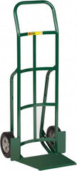 Little Giant - 800 Lb Capacity 49" OAH Hand Truck - 13-1/2 x 16" Base Plate, Dual Handle, Steel, Solid Rubber Wheels - Americas Industrial Supply