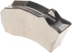 Walter - SX3E300N02 CE4 WSM33S Grade, 0.1181" Cutting Width, Carbide Cutoff Insert - Neutral Lead Angle, 0.0079" Cnr Rad, TiAlN/Al2O3/Al Coated, Single End - Americas Industrial Supply