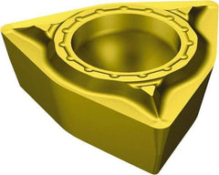 Sandvik Coromant - WPMT1.211 MF Grade 2025 Carbide Turning Insert - TiCN/Al2O3/TiN Finish, 80° Trigon, 5/32" Inscr Circle, 1/16" Thick, 1/64" Corner Radius - Americas Industrial Supply