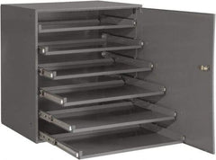 Durham - 6 Drawer, Small Parts Slide Rack Cabinet - 22" Deep x 23" Wide x 17" High - Americas Industrial Supply