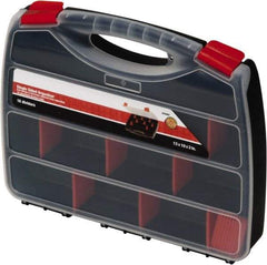 Quantum Storage - 13" Wide x 2" High x 10" Deep, Small Parts Organizer - Polypropylene Frame, 22 Compartments - Americas Industrial Supply