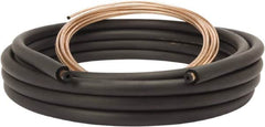 Mueller Industries - 35' Long, LL - 1/4, SL - 5/8" OD, Copper Refrigeration Tube - LL - .030, SL - .035" Wall Thickness, 11.45 Lb per Coil - Americas Industrial Supply