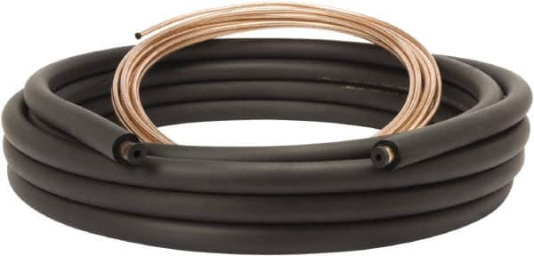 Mueller Industries - 50' Long, LL - 3/8, SL - 3/4" OD, Copper Refrigeration Tube - LL - .032, SL - .035" Wall Thickness, 21.9 Lb per Coil - Americas Industrial Supply