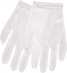 MCR Safety - Size XS Nylon General Protection Work Gloves - For Inspection, Uncoated, Slip-On Cuff, Full Fingered, White, Ambidextrous - Americas Industrial Supply