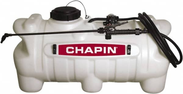 Chapin - 25 Gal Chemical Safe Garden Hand Sprayer - Use with Cleaners/Degreasers, Polyethylene Tank, Wide Mouth, Reinforced Hose - Americas Industrial Supply