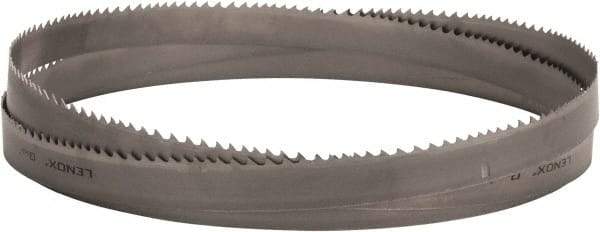Lenox - 2 to 3 TPI, 15' Long x 1-1/2" Wide x 0.05" Thick, Welded Band Saw Blade - Bi-Metal, Toothed Edge, Raker Tooth Set, Flexible Back, Contour Cutting - Americas Industrial Supply