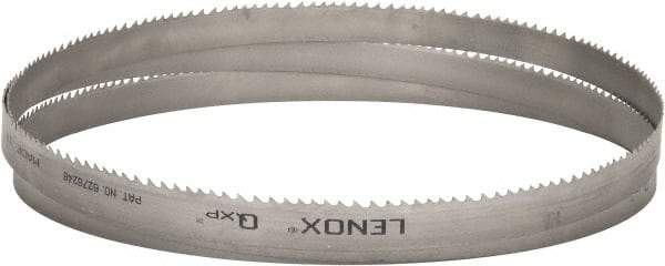 Lenox - 3 to 4 TPI, 11' 6" Long x 1" Wide x 0.035" Thick, Welded Band Saw Blade - Bi-Metal, Toothed Edge, Raker Tooth Set, Flexible Back, Contour Cutting - Americas Industrial Supply