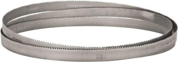 Lenox - 3 to 4 TPI, 19' 2" Long x 1-1/2" Wide x 0.05" Thick, Welded Band Saw Blade - Bi-Metal, Toothed Edge, Raker Tooth Set, Flexible Back, Contour Cutting - Americas Industrial Supply