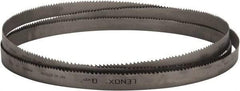 Lenox - 3 to 4 TPI, 15' 6" Long x 1-1/4" Wide x 0.042" Thick, Welded Band Saw Blade - Bi-Metal, Toothed Edge, Raker Tooth Set, Flexible Back, Contour Cutting - Americas Industrial Supply