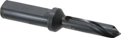 Allied Machine and Engineering - Series 13, 13 to 13.99mm Diam, 3/4" Diam Straight Shank with Flange, Straight Flute Spade Drill - 1-41/64" Max Depth, 2-47/64" Body Length, 4-49/64" OAL, Standard Length, Through Coolant - Americas Industrial Supply