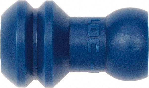 Loc-Line - 1/4" Hose ID, Male to Female Coolant Hose Lathe Adapter - Unthreaded, For Loc-Line Modular Hose Systems - Americas Industrial Supply