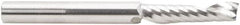 Amana Tool - 1/4" Cutting Diam x 1" Length of Cut, 1 Flute, Upcut Spiral Router Bit - Uncoated, Right Hand Cut, Solid Carbide, 2-1/2" OAL x 1/4" Shank Diam, 30° Helix Angle - Americas Industrial Supply