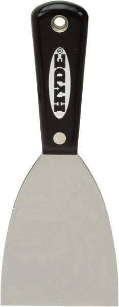 Hyde Tools - Flexible High Carbon Steel 1-Edge Scraper - 3" Blade Width, Nylon Handle - Americas Industrial Supply