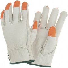 MCR Safety - Size M General Protection Work Gloves - For Work & Driver, Uncoated, Natural, Paired - Americas Industrial Supply