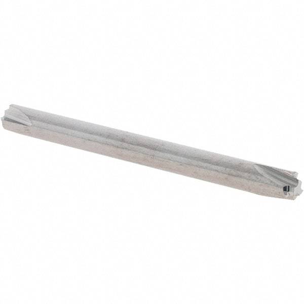 Scientific Cutting Tools - 0.01" Radius, 1/8" Mill Diam, 3 Flute Solid Carbide Corner Rounding End Mill - Double End, Uncoated, 1-1/2" OAL, 1/8" Shank Diam - Americas Industrial Supply