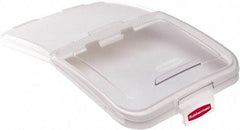 Rubbermaid - 29" Long x 17.2" Wide, Rectangular Polypropylene Lid - Use with FG360388 - Americas Industrial Supply