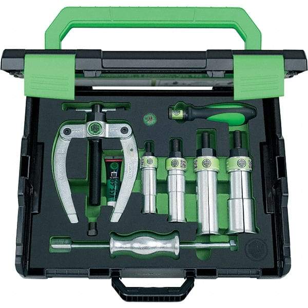 KUKKO - 1 Piece, 1-1/8 to 2-3/4" Spread, Blind Hole Puller Set - 1 Jaws, 5-1/4" Reach - Americas Industrial Supply
