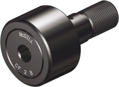 McGill - 3" Roller Diam x 1-3/4" Width, 1-1/4" Stud Diam x 2-1/2" Length, Stud Cam Follower with Hex - Steel, 1-1/4" Thread Length, 1-1/4-12 Thread, 4.28" OAL, 15,720 Lb Dynamic Cap, 24,910 Lb Static Cap - Americas Industrial Supply