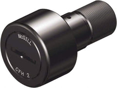 McGill - 5/8" Roller Diam x 7/16" Width, 1/4" Stud Diam x 3/4" Length, Heavy Stud Cam Follower - Steel, 5/16" Thread Length, 5/16-24 Thread, 1.22" OAL, 955 Lb Dynamic Cap, 2,480 Lb Static Cap - Americas Industrial Supply