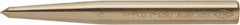 Ampco - 5/8" Nonsparking Center Punch - 6" OAL, Nickel Aluminum Bronze - Americas Industrial Supply