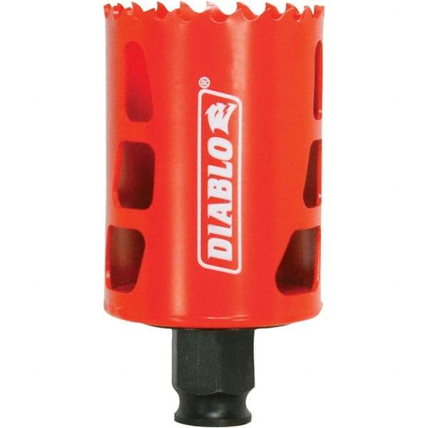 Freud - 1-7/8" Diam, 2-3/8" Cutting Depth, Hole Saw - Bi-Metal Saw, Toothed Edge - Americas Industrial Supply