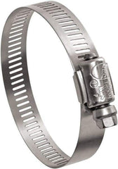 IDEAL TRIDON - SAE Size 24, 1 to 2" Diam, Stainless Steel Worm Drive Clamp - 1/2" Wide, Material Grade 201, Series Contractor - Americas Industrial Supply