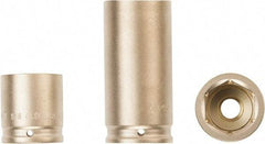 Ampco - 3/4" Drive 19mm Standard Nonsparking Impact Socket - 6 Points - Americas Industrial Supply