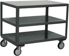 Jamco - Flush Mobile Table - Steel, Gray, 36" Long x 30" Deep x 30" High - Americas Industrial Supply