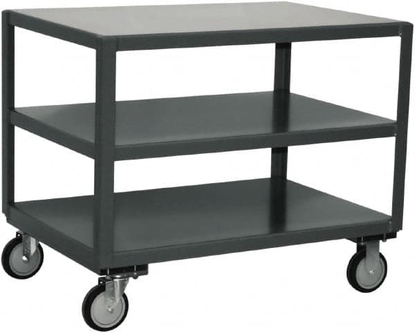 Jamco - Heavy Duty Transporter Mobile Table - Steel, Gray, 36" Long x 72" Deep x 34" High - Americas Industrial Supply