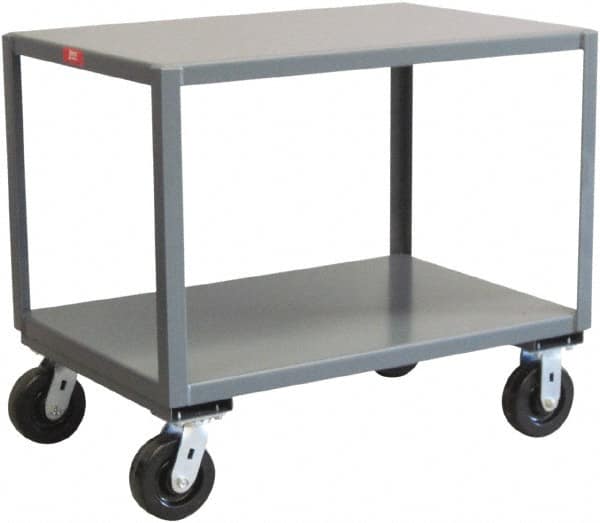 Jamco - Reinforced Mobile Table - Steel, Gray, 48" Long x 24" Deep x 31" High - Americas Industrial Supply