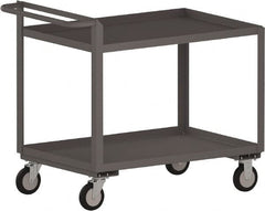 Jamco - 1,200 Lb Capacity, 36" Wide x 48" Long x 30" High Standard Utility Cart - 2 Shelf, Steel - Americas Industrial Supply