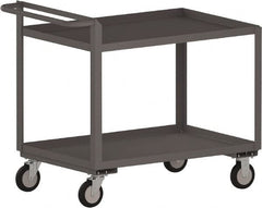 Jamco - 1,200 Lb Capacity, 30" Wide x 36" Long x 30" High Standard Utility Cart - 2 Shelf, Steel - Americas Industrial Supply