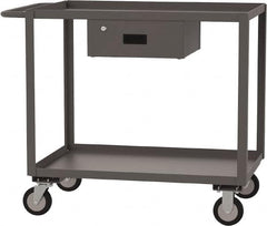 Jamco - 1,200 Lb Capacity, 30" Wide x 48" Long x 39" High Service Cart - 2 Shelf, Steel - Americas Industrial Supply