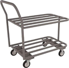 Jamco - 1,200 Lb Capacity, 36" Wide x 24" Long x 41" High Standard Utility Cart - 2 Shelf, Steel - Americas Industrial Supply