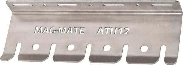 Mag-Mate - 4" Projection, 302 Stainless Steel Air Tool Holder Rack - 12" OAL - Americas Industrial Supply