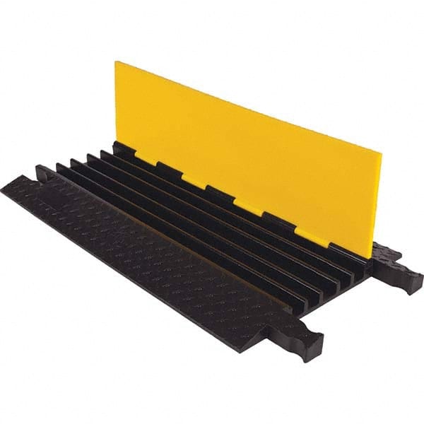 Checkers - On Floor Cable Covers Cover Material: Polyurethane Number of Channels: 5 - Americas Industrial Supply