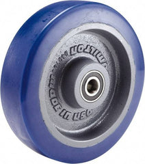 Hamilton - 8 Inch Diameter x 2 Inch Wide, Polyurethane Mold on to Cast Iron Center Caster Wheel - 2,700 Lb. Capacity, 3-1/4 Inch Hub Length, 3/4 Inch Axle Diameter, Sealed Precision Ball Bearing - Americas Industrial Supply