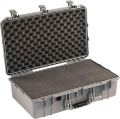Pelican Products, Inc. - 15-15/32" Wide x 8-15/64" High, Aircase w/Foam - Silver - Americas Industrial Supply