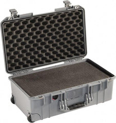 Pelican Products, Inc. - 13-31/32" Wide x 8-63/64" High, Aircase w/Foam - Silver - Americas Industrial Supply