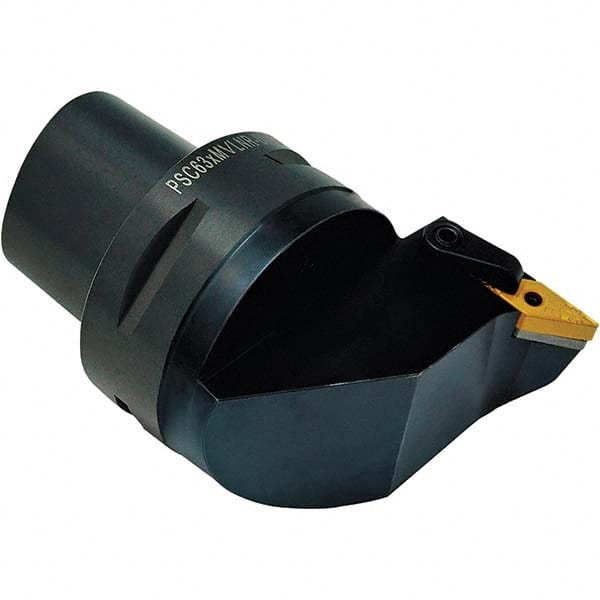 Techniks - Size C6 75mm External Left Hand Modular Turning & Profiling Cutting Unit Head - Americas Industrial Supply