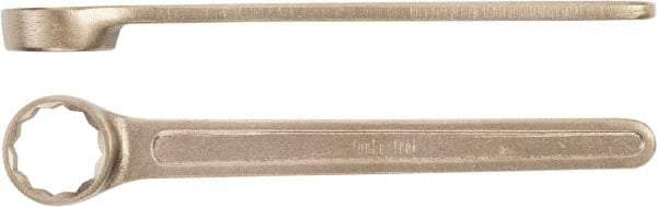 Ampco - 19mm 12 Point Box Wrench - Single End, Aluminum Bronze, Plain Finish - Americas Industrial Supply