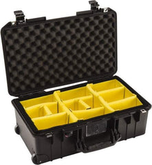 Pelican Products, Inc. - 13-31/32" Wide x 8-63/64" High, Aircase w/Divider - Black - Americas Industrial Supply
