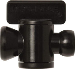 Loc-Line - 10 Piece, 1/4" ID Coolant Hose In-Line Check Valve - Female to Ball Connection, Acetal Copolymer Body, Unthreaded, Use with Loc-Line Modular Hose Systems - Americas Industrial Supply