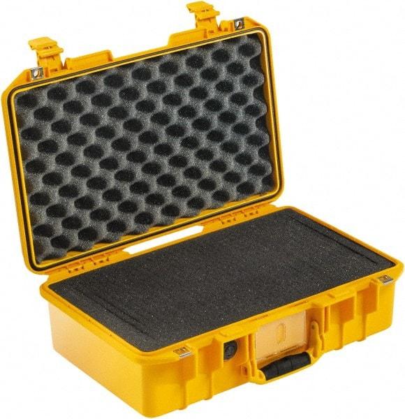 Pelican Products, Inc. - 12-51/64" Wide x 6-57/64" High, Aircase w/Foam - Yellow - Americas Industrial Supply