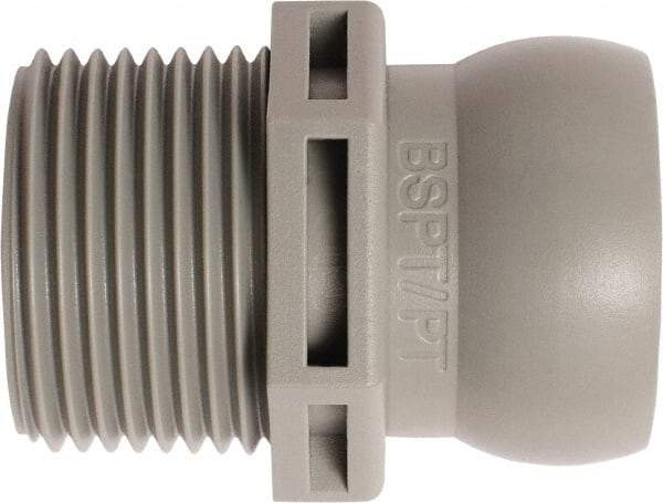 Loc-Line - 50 Piece, 3/4" Hose ID, Male to Female Coolant Hose Connector - 3/4" BSPT, For Loc-Line Modular Hose Systems - Americas Industrial Supply