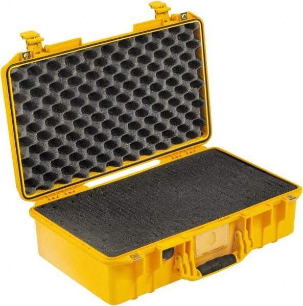 Pelican Products, Inc. - 13-31/32" Wide x 7-31/64" High, Aircase w/Foam - Yellow - Americas Industrial Supply