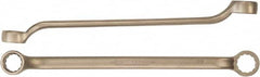 Ampco - 50mm 12 Point Box Wrench - Double End, Aluminum Bronze, Plain Finish - Americas Industrial Supply