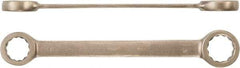 Ampco - 11/16" x 3/4" 12 Point Box Wrench - Double End, Aluminum Bronze, Plain Finish - Americas Industrial Supply